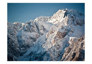 Fotobehang - Winter in de Alpen