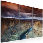 Foto schilderij - Clouds over the Grand Canion in Colorado