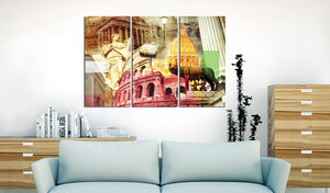 Foto schilderij - Charming Rome - triptych