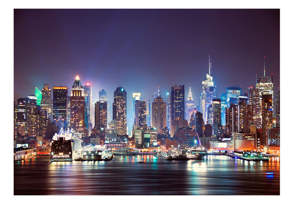 Fotobehang - Night in New York City