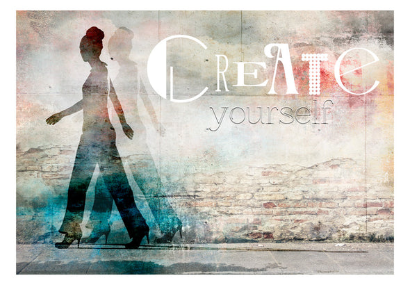 Fotobehang - Create yourself