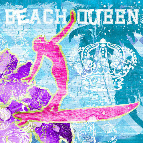 Plexiglas schilderij Beach Queen
