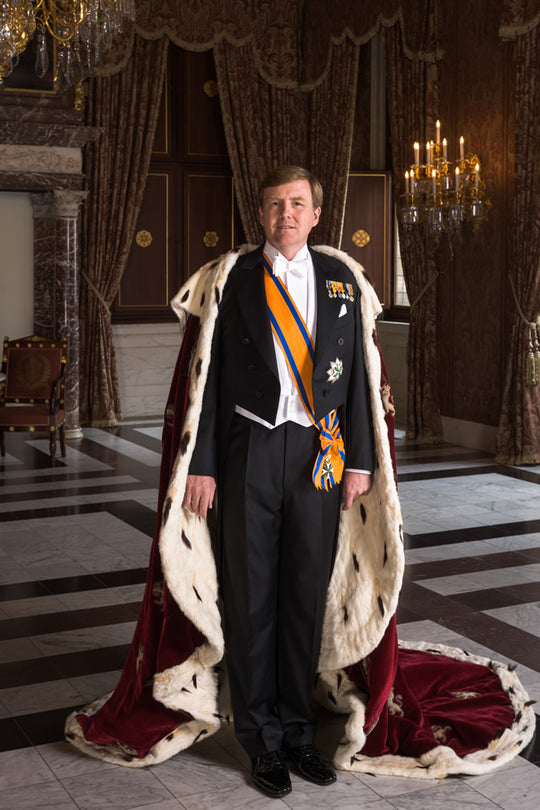 Staatsieportret Willem-Alexander op dibond