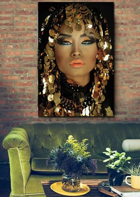 Aluminium schilderij Arabian Princess fotokunst