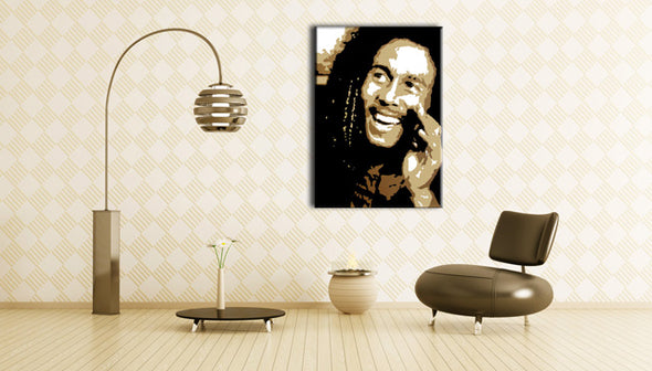 Popart schilderij Bob Marley