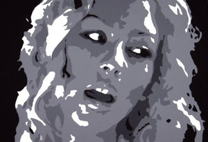 Popart schilderij Christina Aguilera 2