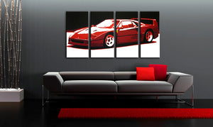 Popart schilderij Ferrari F40