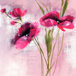Aluminium schilderij Pink Flower I