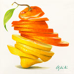 Aluminium schilderij Citrus in the Balance