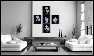 Popart schilderij Pink Floyd 5 delig