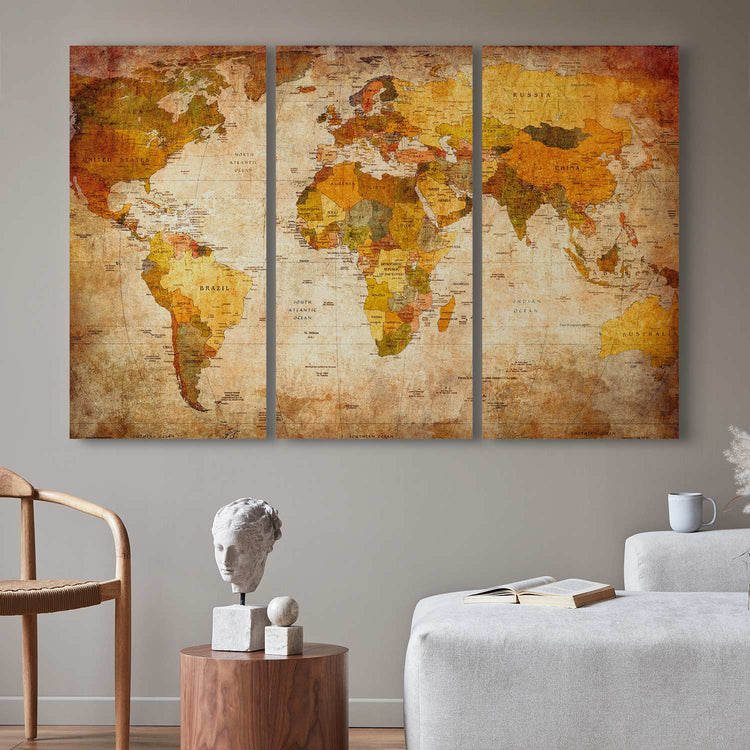Schilderij - Antique Travel (Canvas)