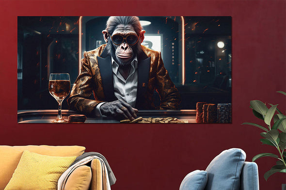 Schilderij 160x80 Pokeraap (Glas)