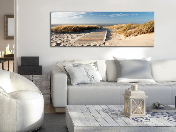 Schilderij - Wild Beach (Canvas)