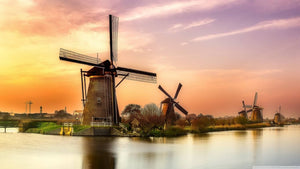 De molens van Kinderdijk