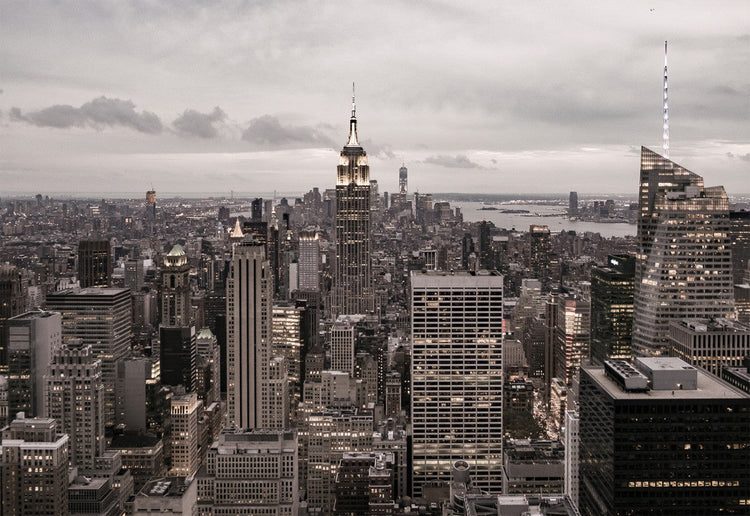 Schilderij 160x110 Manhattan NYC (Glas)