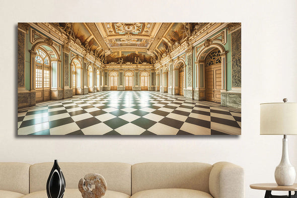 Schilderij 160x80 Danszaal (Glas)