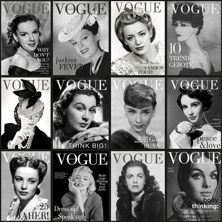 Schilderij 120x120 3D Blad collage 1 (Glas)