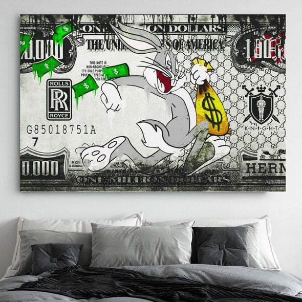 Schilderij The Bank Job (Canvas)