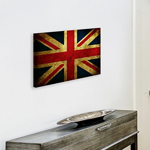 Union Jack Framed Canvas schilderij Print