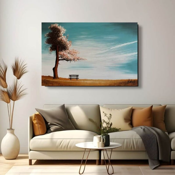 Schilderij - Far Away 120x80 (Olieverf)