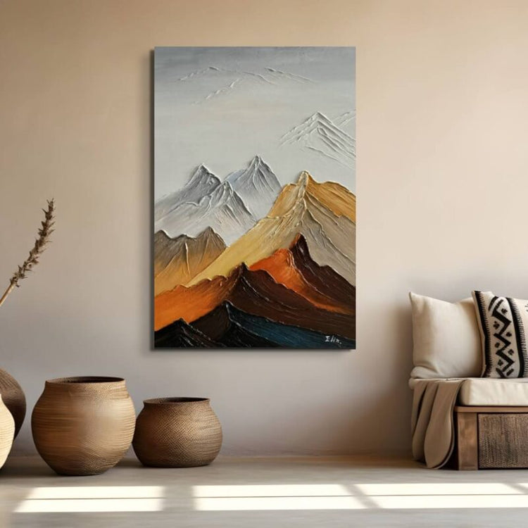 Schilderij - The Top 120x80 (Olieverf)