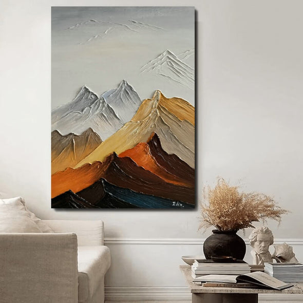 Schilderij - The Top 120x80 (Olieverf)