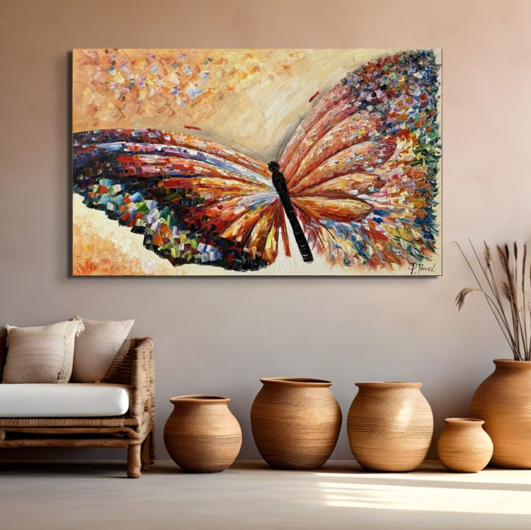 Schilderij - Spread My Wings 160x100 (Olieverf)