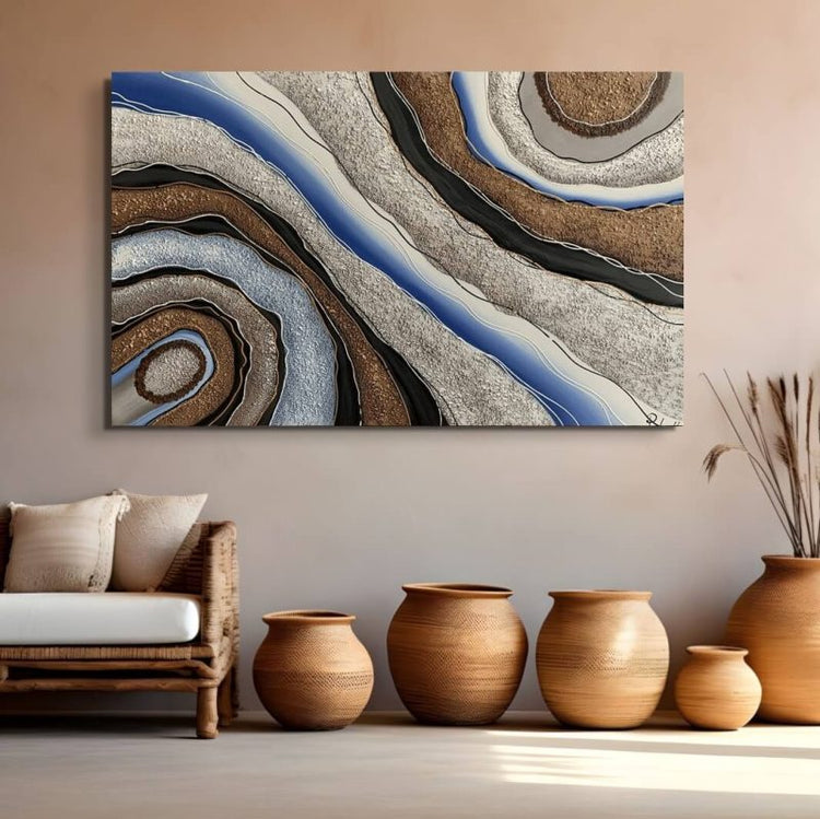 Schilderij - Floating 160x100 (Olieverf)
