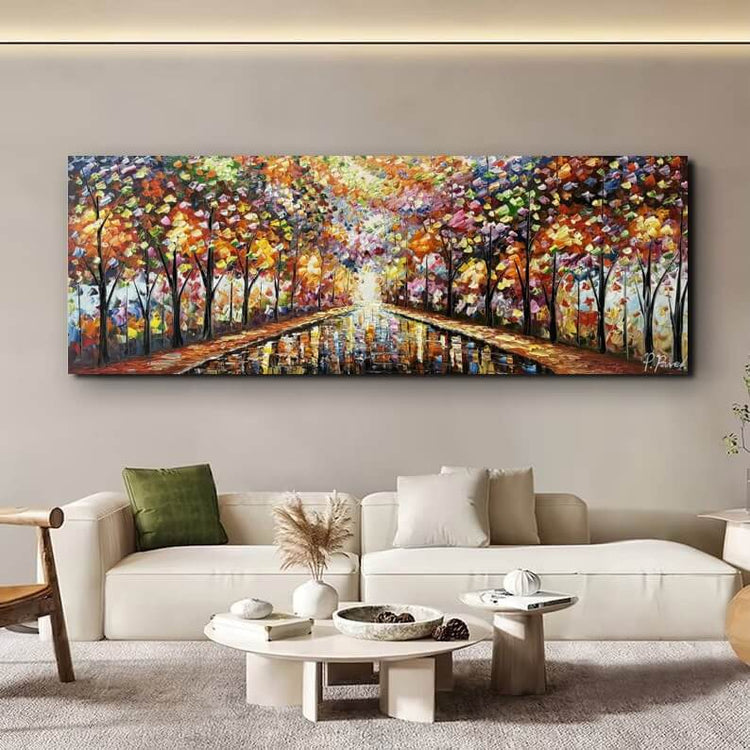 Schilderij - Gone with the Wind 160x60 (Olieverf)