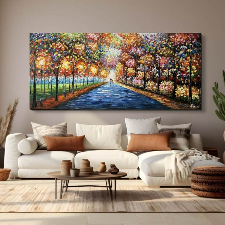 Schilderij - A Thousand Miles