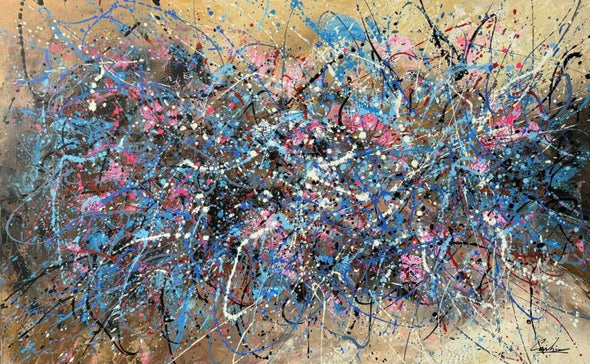 Schilderij - Happening I 160x100 (Olieverf)