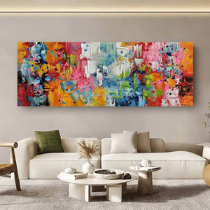 Olieverf schilderij Analytic 160x60