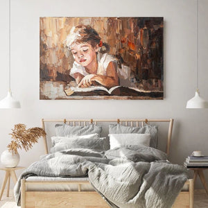 A Bedtime Story Canvas schilderij