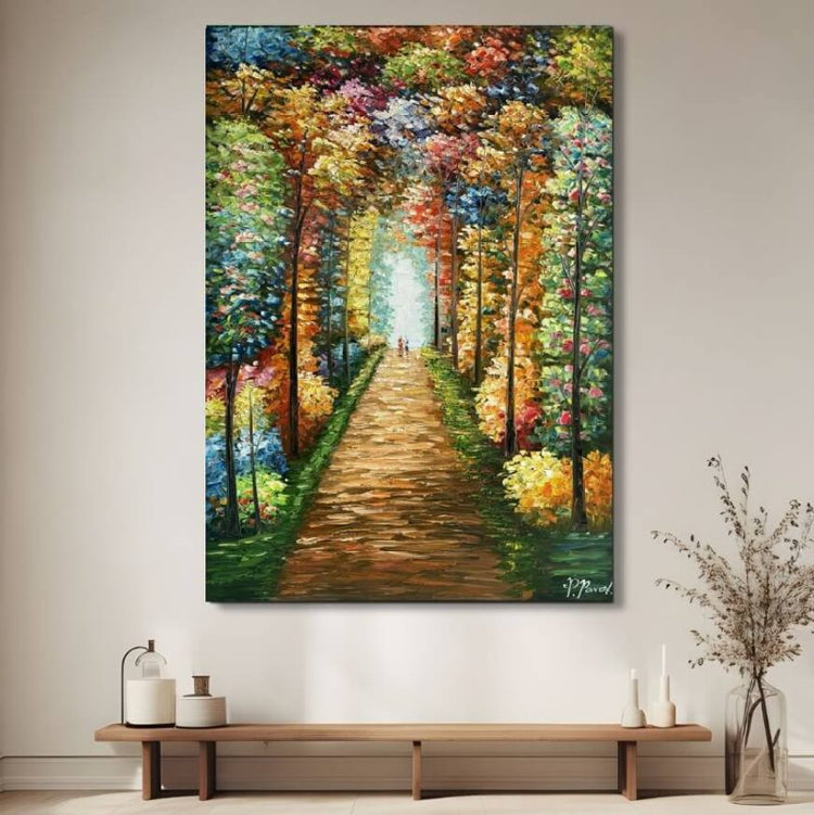 Schilderij - Forever and Always 160x100 (Olieverf)