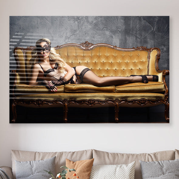 Schilderij Sofa (Dibond /  Plexiglas)