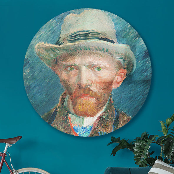 Zelfportret Vincent van Gogh cirkel
