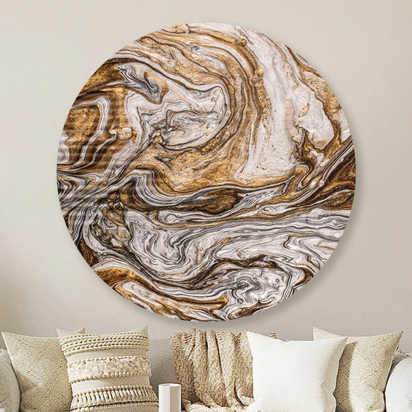Golden marble