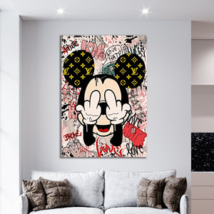 Taking the Mickey Canvas schilderij