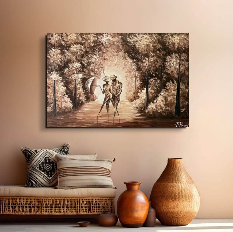 Schilderij - Classic Couple