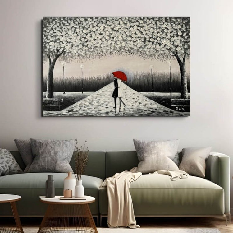 Schilderij - The Couple 120x80 (Olieverf)