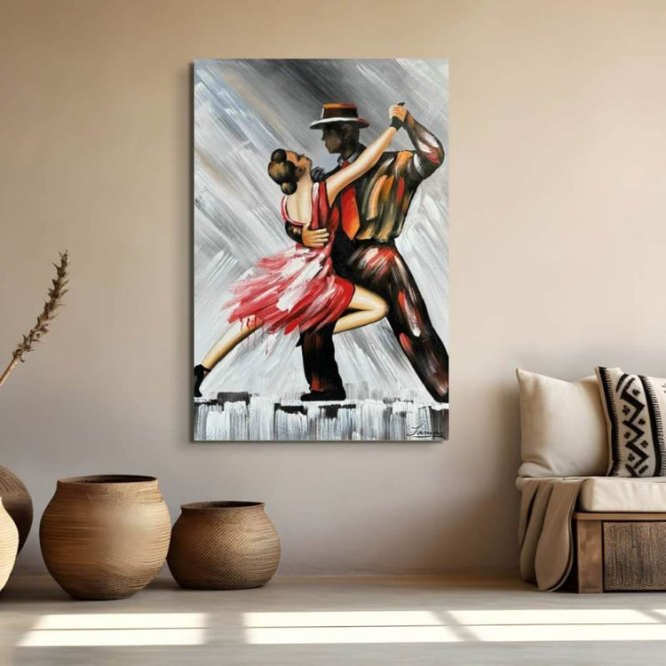 Schilderij - Tango 120x80 (Olieverf)