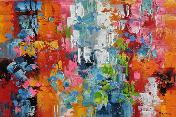 Schilderij - Epic 120x80 (Olieverf)