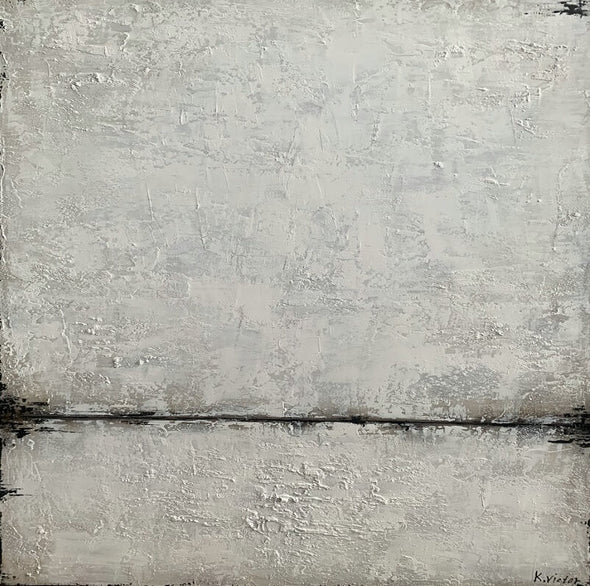 Schilderij - Ice Age 120x120 (Olieverf)