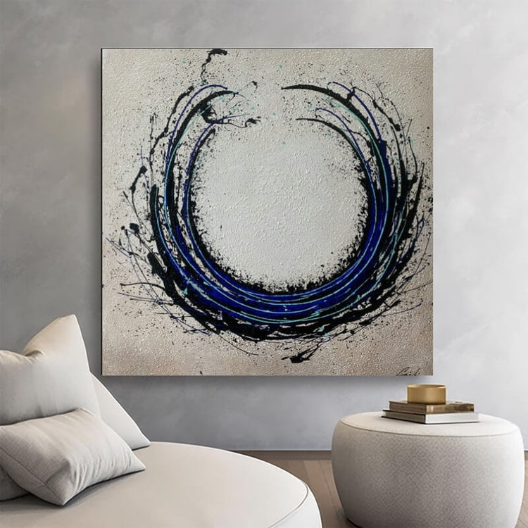 Schilderij - Connecting 120x120 (Olieverf)