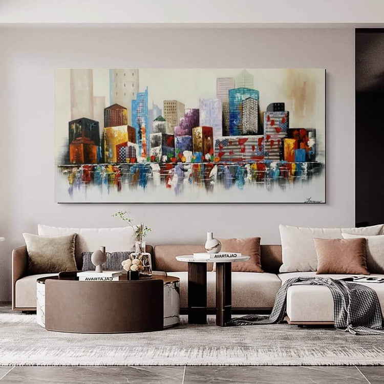 Schilderij - Big City