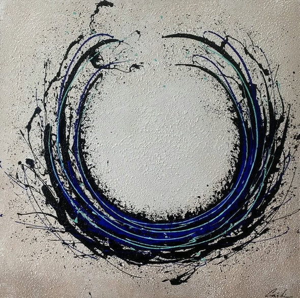 Schilderij - Connecting 120x120 (Olieverf)