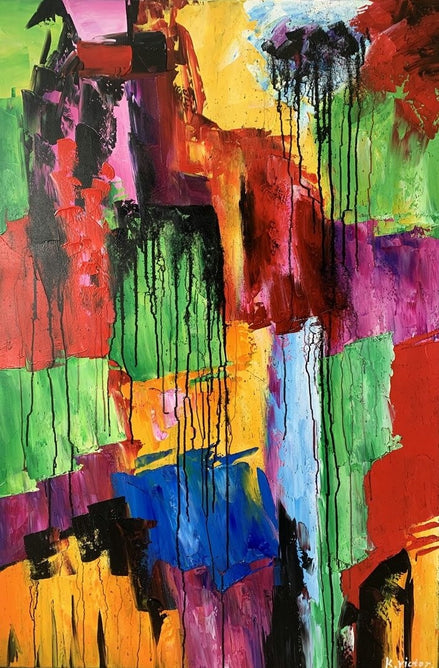 Schilderij - Passion 120x80 (Olieverf)