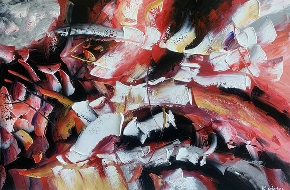 Schilderij - Moments 120x80 (Olieverf)