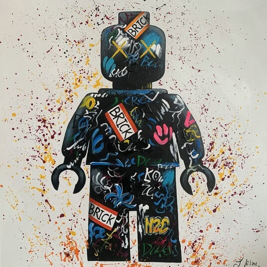 Schilderij - Brickman