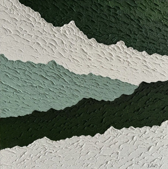 Schilderij - Impact 120x120 (Olieverf)